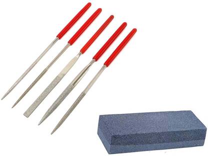 Digital Craft 5Pc Diamond file Set & Combination Stone Power & Hand Tool Kit