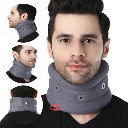 DGARYS ULTRA soft cervical coller neck pain relief L GREY Neck Support