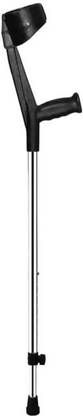 Naisa Surgical Monolize Black Elbow Crutch Height Adjustable Walking Stick Walking Stick