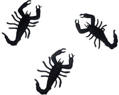 imtion 1 Pcs Black Bicchu / scorpion Fake Frank toy Rubber Matarial ) Enjoyed for boys