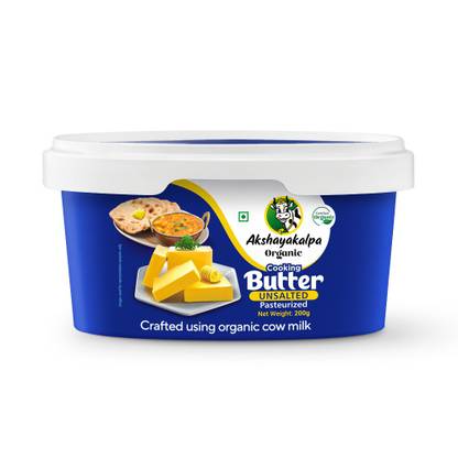 Akshayakalpa Organic Cooking Unsalted Butter