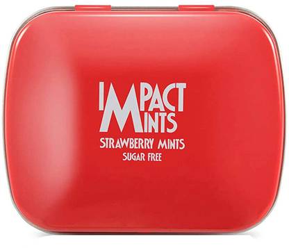 Impact Mints Sugar Free Mints Strawberry Strawberry Mint