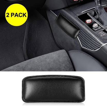 Automaze 2 Pack Leather Car Knee/Armrest Cushion Soft Pad Cover Car Armrest Pad Cushion