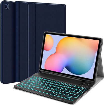 Proelite Magnetic Bluetooth Keyboard case for Samsung Galaxy Tab S6 Lite SM-P610/P615 Bluetooth Standard Tablet Keyboard Compatible with Desktop, Laptop, Mac Easy to Use,Plug and Play,Quick, Comfy Durable body