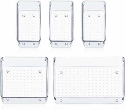 PAGASUS 5 Compartments ACRYLIC DRAWER ORGANIZER TRAY