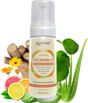 Zeomark Advanced Brightening Vitamin C Foaming - No Sulphate, No Paraben Face Wash