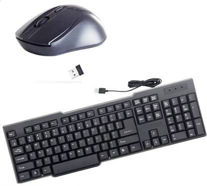 Red Champion Branded usb Keyboard with wireless mouse Combo Set