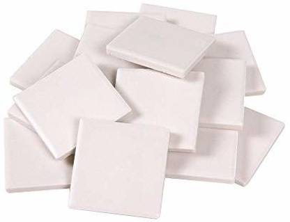 hand2mind White Streak Plates, Geology Tools, Streak Plates for Minerals, Mineral Test Kit