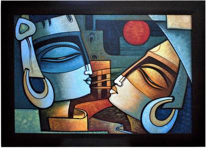 Chaque Decor Oil 20 inch x 86 inch Painting