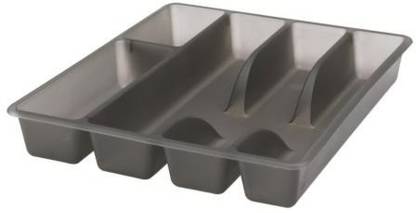 IKEA Smacker Flatware Tray, Gray (Pack of 1 ) Tray