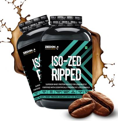 Zedon Nutrition ISO-ZED Ripped Whey Protein Isolate with Fat Burning Whey Protein