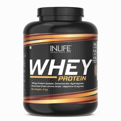 INLIFE Whey Protein Powder blend of Isolate Hydrolysate Whey Protein