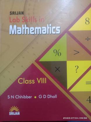 Srijan Lab Skills In Mathematics Class 8