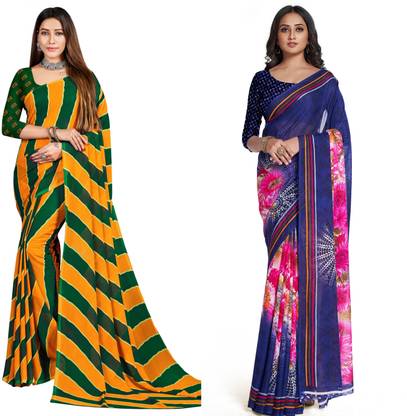 Printed Daily Wear Georgette Saree