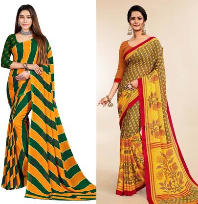 Printed Daily Wear Georgette Saree