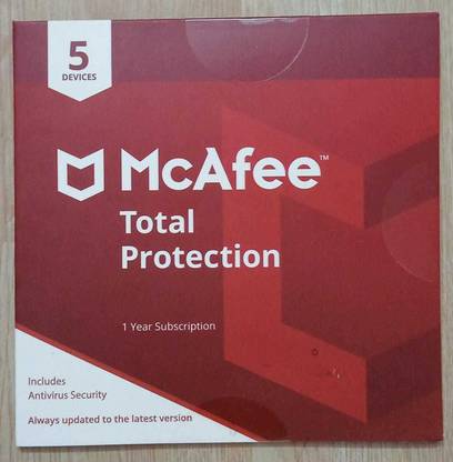 McAfee Total Security 5 User 1 Year