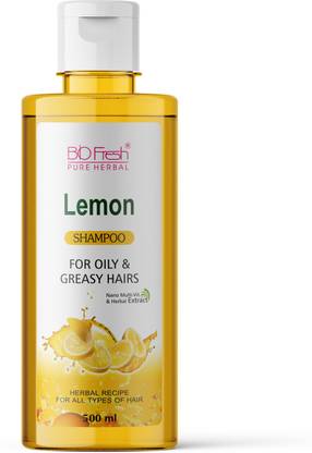 Biofresh Pure Herbal Lemon Shampoo for Anti Dandruff ,Anti Hair Fall