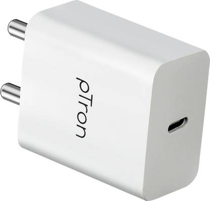 PTron 20 W Quick Charge 3 A Wall Charger for Mobile