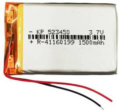 SHIVANTECH 3.7V 1500mAH (Lithium Polymer) Lipo Rechargeable  Model KP-523450  Battery