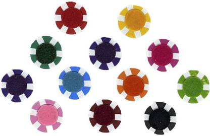 Comet Busters Stylish Round Multicolor Bindis (8mm) (BIN1747) Forehead Multicolor Bindis