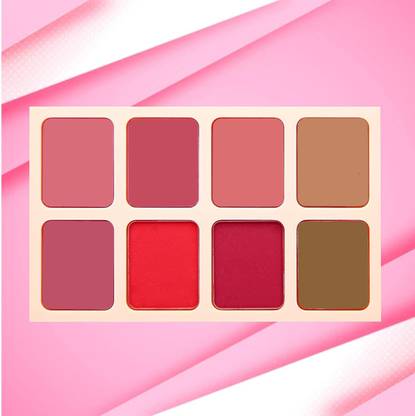 Steel Paris Matte Blusher With Highlighter & Contour Palette Blushing In Love