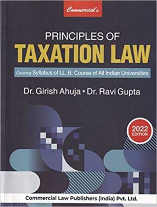 Principles Of Taxation Law (2022-23)