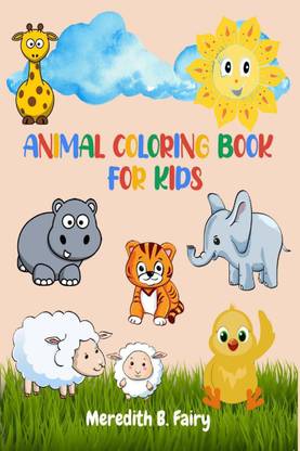 Animal coloring book for kids