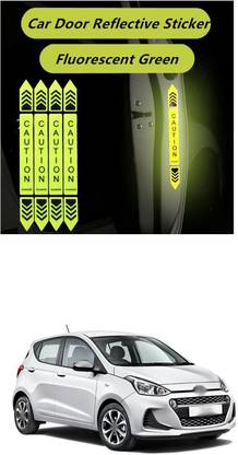 PROEDITION Car Door Open Caution Sticker Reflective Tape Safety Warning Decal 596 55 mm x 5 m Multi Color Reflective Tape