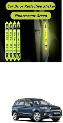 PECUNIA Car Door Open Caution Sticker Reflective Tape Safety Warning Decal 579 55 mm x 5 m Multi Color Reflective Tape