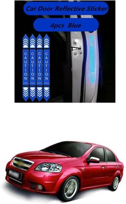 PECUNIA Car Door Open Caution Sticker Reflective Tape Safety Warning Decal 3 55 mm x 5 m Multi Color Reflective Tape