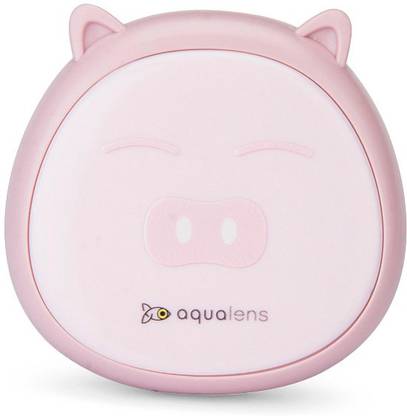 Aqualens Lens Case for Travel with Mirror, Tweezer, Applicator & Lens Box (Pink)-K1901