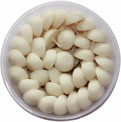 Om Phool Batti Ghee Diya Batti || Jyot Batti for Pooja Aarti and Special Occasions || Cotton Wicks For Puja || Handmade Diya Batti || Pack Of 100 - 10 Pcs. Free Ghee Batti Cotton Wick