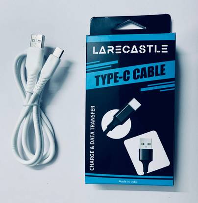 Larecastle 3.1 Amp Fast Charging Type C Data Cable for Android USB टाइप C केबल