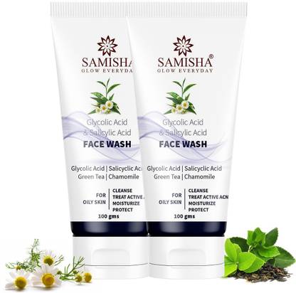 Samisha Acne Clearing Facewash For All Skin Types (100 GM) Face Wash