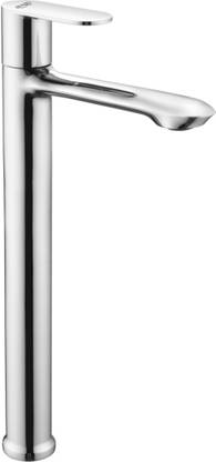 Spazio Premium Quality Opal Brass Tall Pillar Cock Tap, 12 Inches, Chrome Tall Body With Long Spout Tall Boy Extended Chrome Plated Pillar Tap Faucet