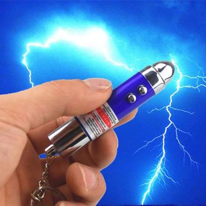 BACHPANKAPYAR ELECTRIC SHOCKING LASER LIGHT WITH KEYCHAIN|2 IN 1 LASER LIGHT+SHOCK(MULTICOLOR)