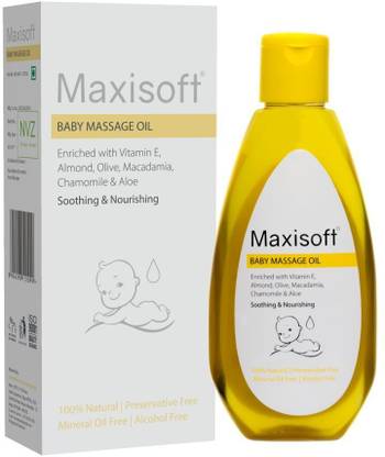 Maxisoft Baby Massage Oil 100 ml | With Almond Oil, Aloe & Mustard Oil