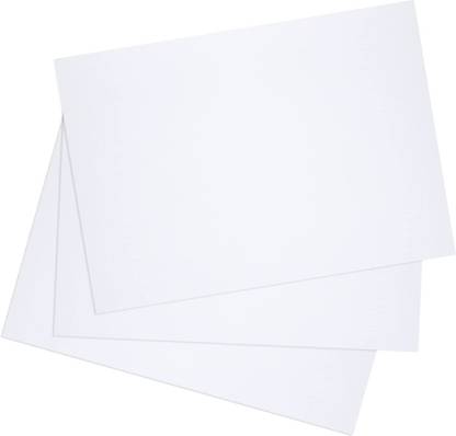 KRASHTIC Ivory Sheets, A3 Size, Pack Of 20, Drawing Paper For Making Chart and Drawing Plain A3 300 gsm Drawing Paper