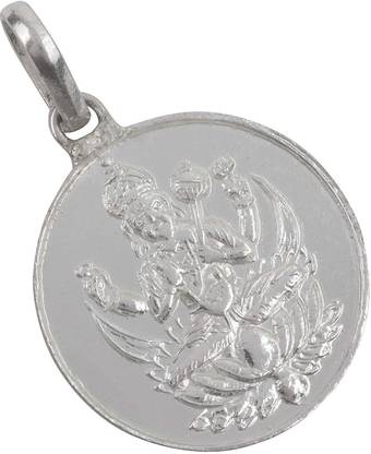 numeroastro Shri Chandra Yantra Pendant In Pure Silver (6 Grams) (1 Pc) Silver Silver Pendant