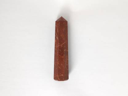 Shraddha Shree Gems Red Jasper Reiki Crystal Gemstone Tower Point (3-4 inches) Regular Angular Crystal Stone