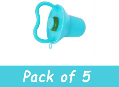 Mojo Galerie Light Soft Silicone BPA-Free Honey Pacifier for Babies, Multicolor, Pack of 5 Soother