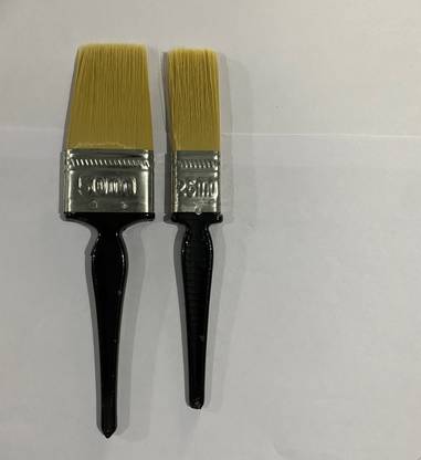 SATYAM 1 inch, 2 inch, paint brush pack of 2 Synthetic Wall Paint Brush
