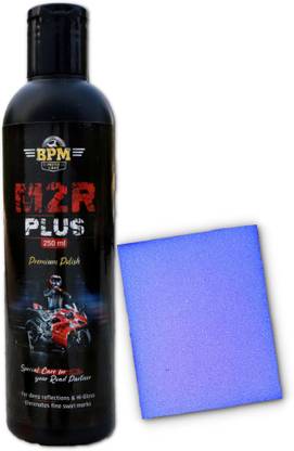 Bpm Moto Care Liquid Car Polish for Metal Parts, Dashboard, Chrome Accent, Exterior, Tyres, Windscreen