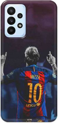 NDCOM Back Cover for Samsung Galaxy A23 Lionel Messi Football Printed