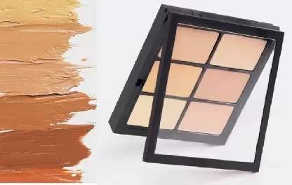 AGLEY BEST 6 Colors Contour Face Cream Makeup Concealer Palette MULTI, 15g) Concealer