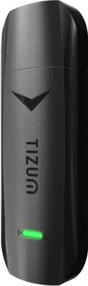 Tizum 4G Fast LTE Wireless USB Dongle Stick Support all SIM, Data Speed upto 150Mbps 150 Mbps Data Card ,Calls not Supported