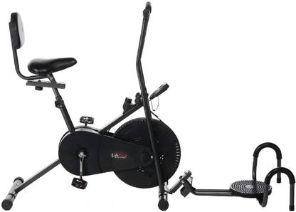 Lifeline LE102BST Cycle Stationary Handles with Back Support, Twister & Pushup Bar Dual-Action Stationary Exercise Bike