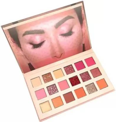 Jolli Huda Nude Eyeshadow Palette 18 Color Palette (Multi color) 18 g