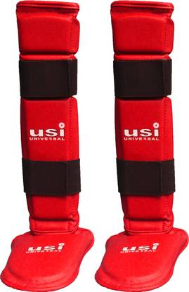 usi Shin Guard, Shin Guard For Men, Shin Pads, 850 Medium Red Shin Pad With Instep MMA Shin Guard