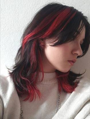MYEONG temporary hair color wax washable Red Color , Red
